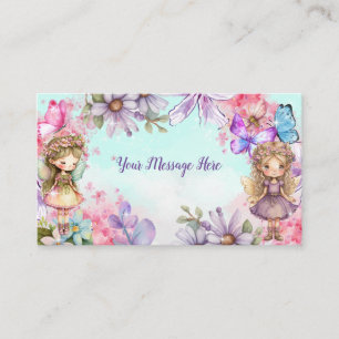 Fairy Party Garden Fairy Birthday Enclosure Card
