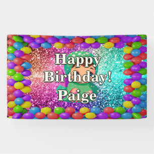 Fairy Personalized character birthday banner