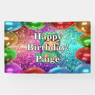 Fairy Personalized character birthday banner