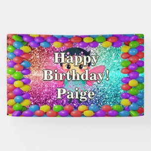 Fairy Personalized character birthday banner