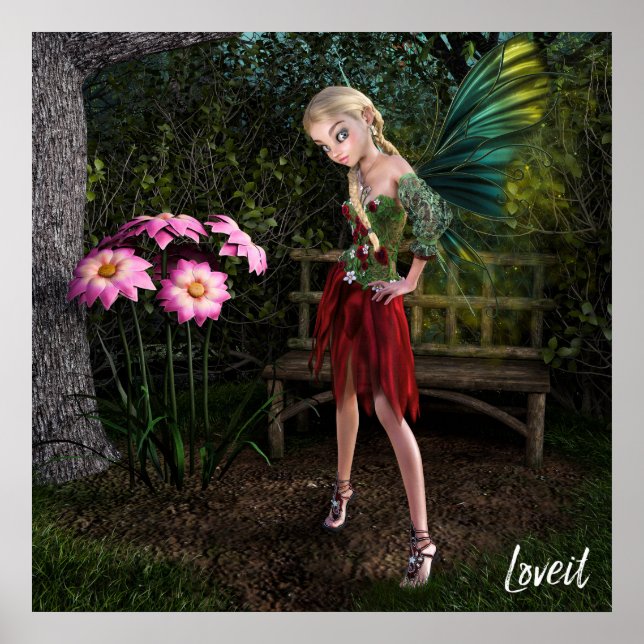 Fairy picking poster (Front)