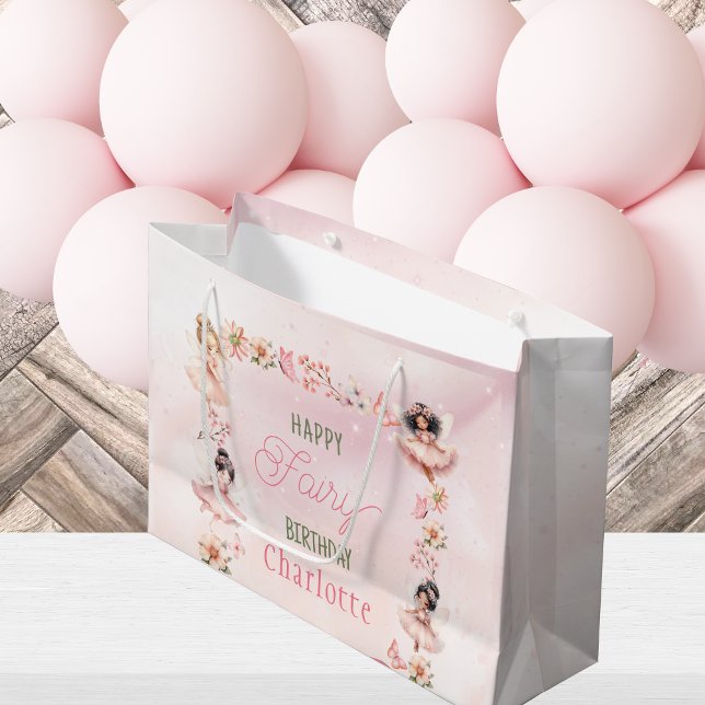 Fairy Pink Glitter Gift Bag (Creator Uploaded)