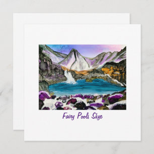 Fairy Pools Skye Scotland  Card