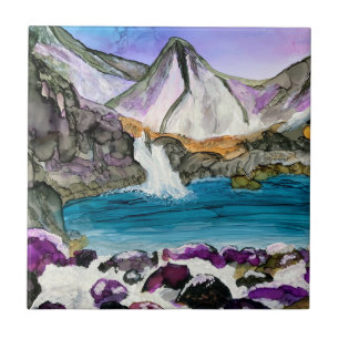 Fairy Pools Skye Scotland Tile