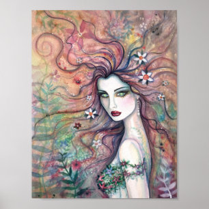 Fairy Poster Goddess of Flowers Molly Harrison