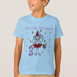 Fairy Princess 3rd Birthday Tshirts and Gifts