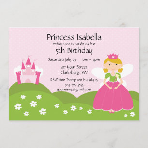 Fairy Princess Birthday Invitation