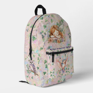 Fairy Princess Custom Printed Backpack