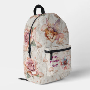 Fairy Princess Custom Printed Backpack