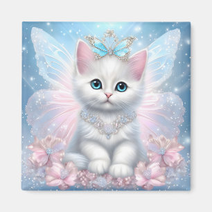 Fairy Princess Kitten Magnet