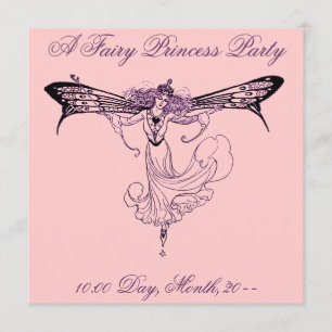 Fairy Princess Party Invitations