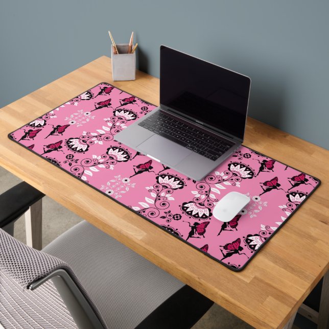 Fairy Princess Pattern Print Desk Mat (Office 2)
