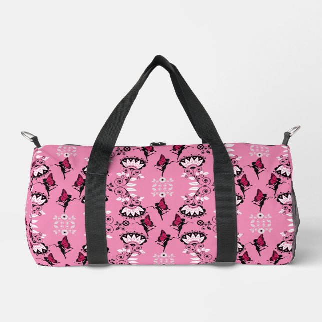 Fairy Princess Pattern Print Duffle Bag (Front)