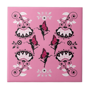 Fairy Princess Pattern Print Tile