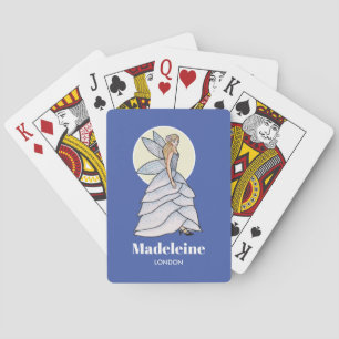 Fairy Princess Petal Dress Fashion Illustration Playing Cards