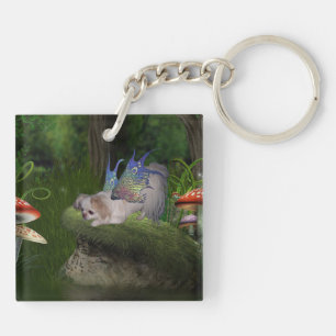 Fairy Puppy Key Chain