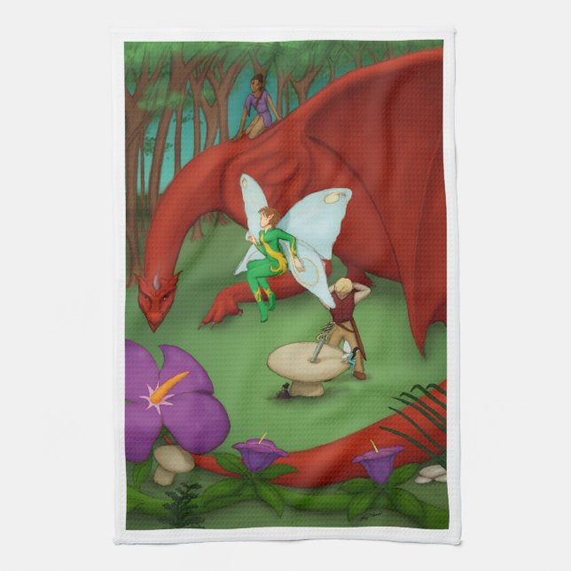 Fairy Quest Kitchen Towel (Vertical)