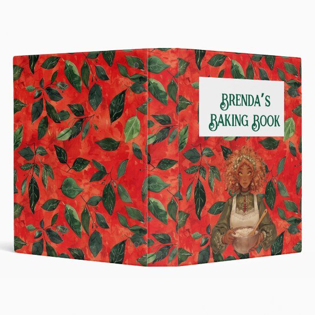 Fairy Recipe Book Binder (Background)