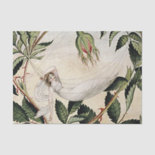 “Fairy Resting In A Hammock” by Amelia Jane Murray Tissue Paper