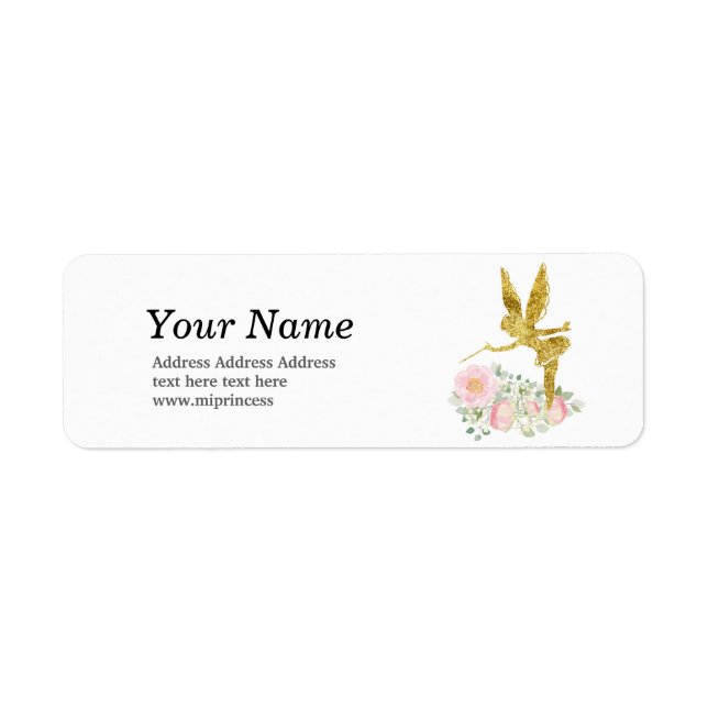 fairy return address stickers (Front)