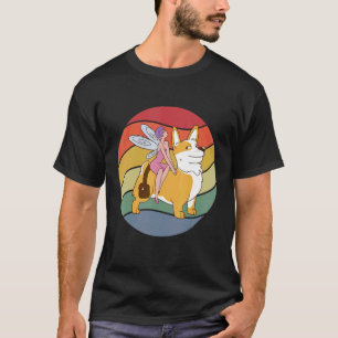 Fairy Riding Corgi T-Shirt