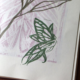 Fairy rubber stamp
