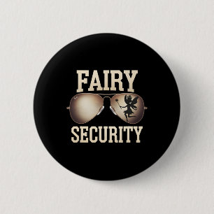 Fairy Security Birthday Family Halloween Costume 2 Inch Round Button
