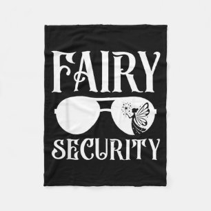Fairy Security Birthday Family Halloween Costume Fleece Blanket