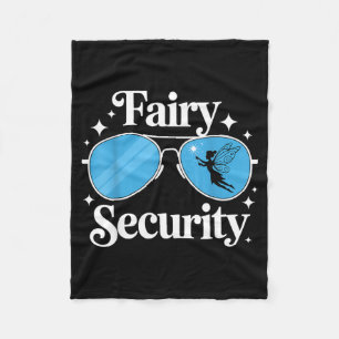 Fairy Security Birthday Family Halloween Costume Fleece Blanket