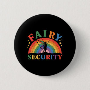 Fairy Security Birthday Halloween Rainbow Cosplay 2 Inch Round Button