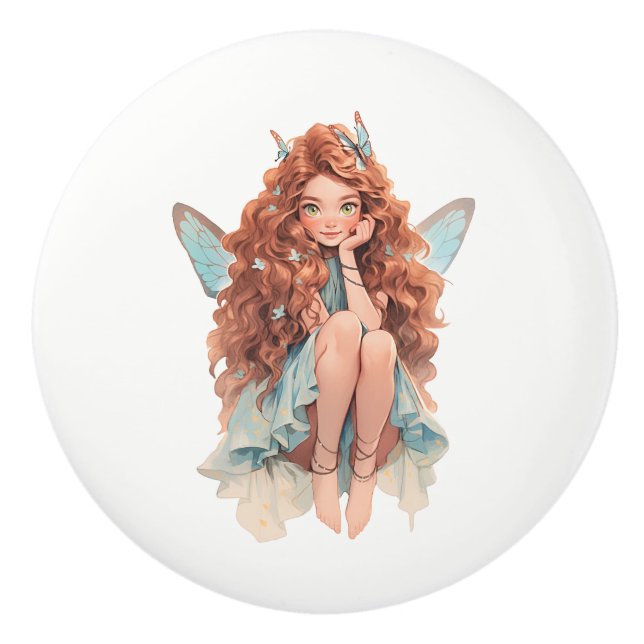 Fairy Series #5 Ceramic Knob (Front)