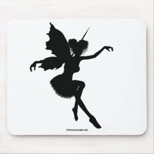 Fairy Silhouette Pose 25 Mouse Pad