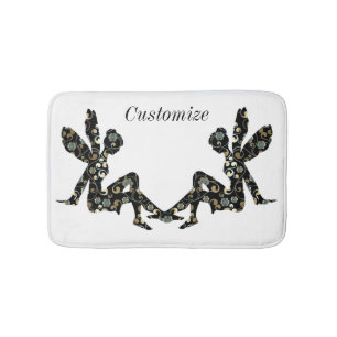 Fairy Silhouette Thunder_Cove Bath Mat
