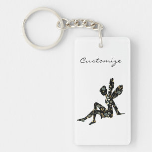 Fairy Silhouette Thunder_Cove Keychain