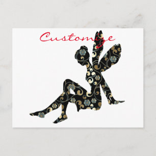 Fairy Silhouette Thunder_Cove Postcard