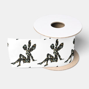 Fairy Silhouette Thunder_Cove Satin Ribbon