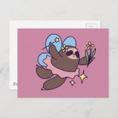 Fairy Sloth Postcard (Front/Back)