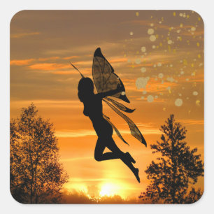 Fairy  square sticker