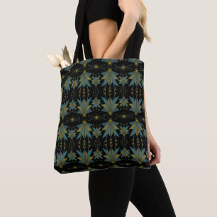Fairy Stars Black Shoulder Tote (2 Sizes) Bag