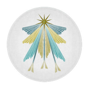 Fairy Stars Glass Cutting Board