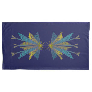 Fairy Stars Navy King Pillowcases