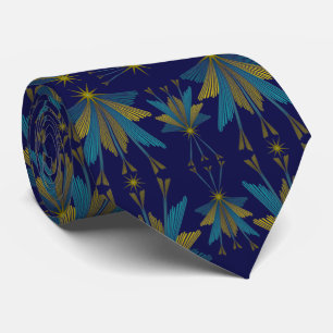 Fairy Stars Navy Neck Tie