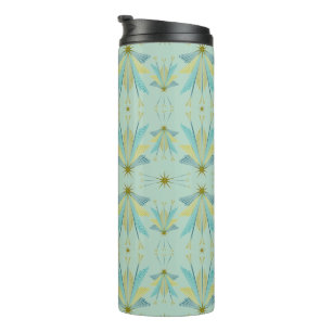 Fairy Stars Pistachio Thermal Travel Tumbler