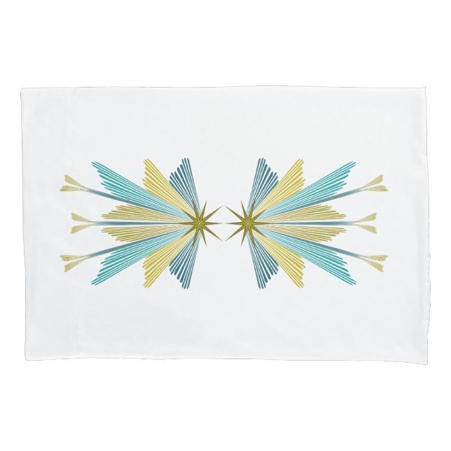 Fairy Stars White Standard Pillowcases (Front-Left)