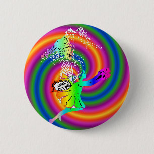 fairy swirl 2 inch round button