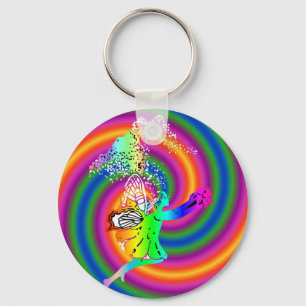 fairy swirl keychain