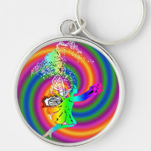fairy swirl keychain