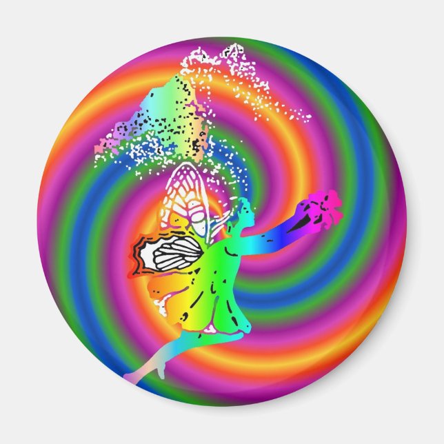 fairy swirl magnet (Front)