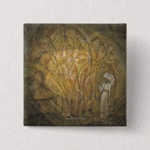 Fairy Tale 2 Inch Square Button