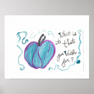 Fairy Tale Apple Poster